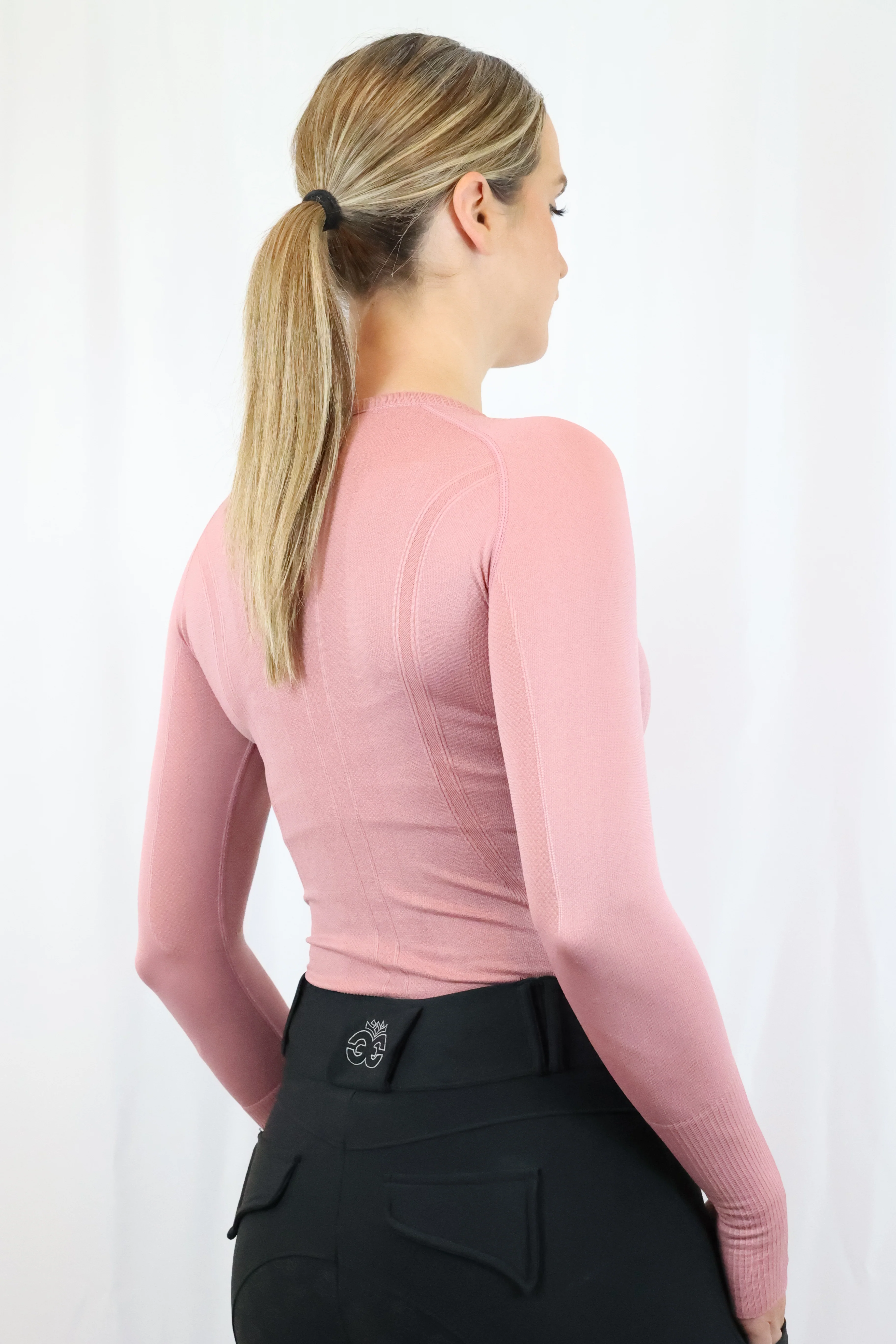 Molly Seamless Training Top - Pink - Image 6