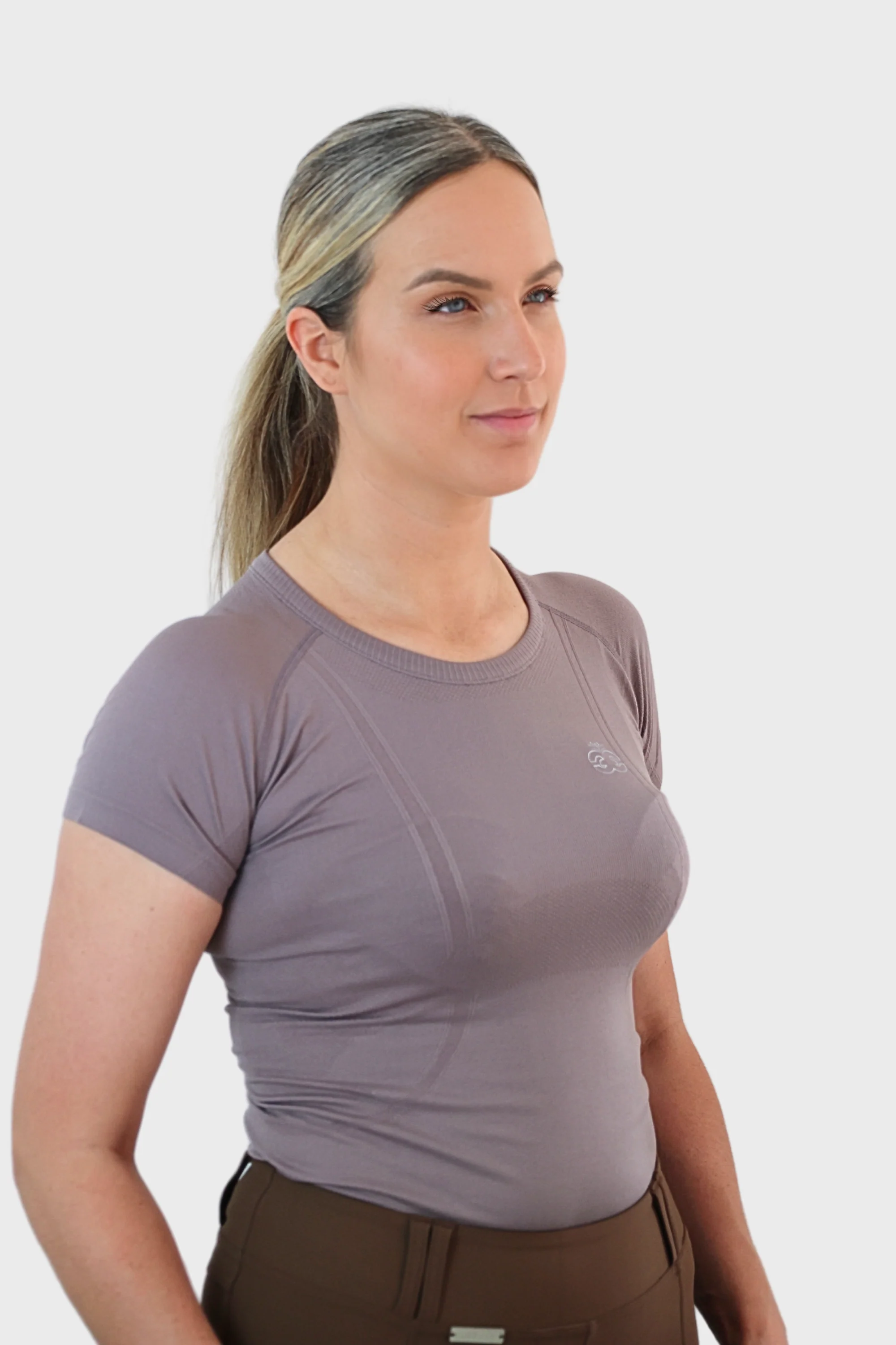 Dory Seamless Training Top - Truffle - Image 3