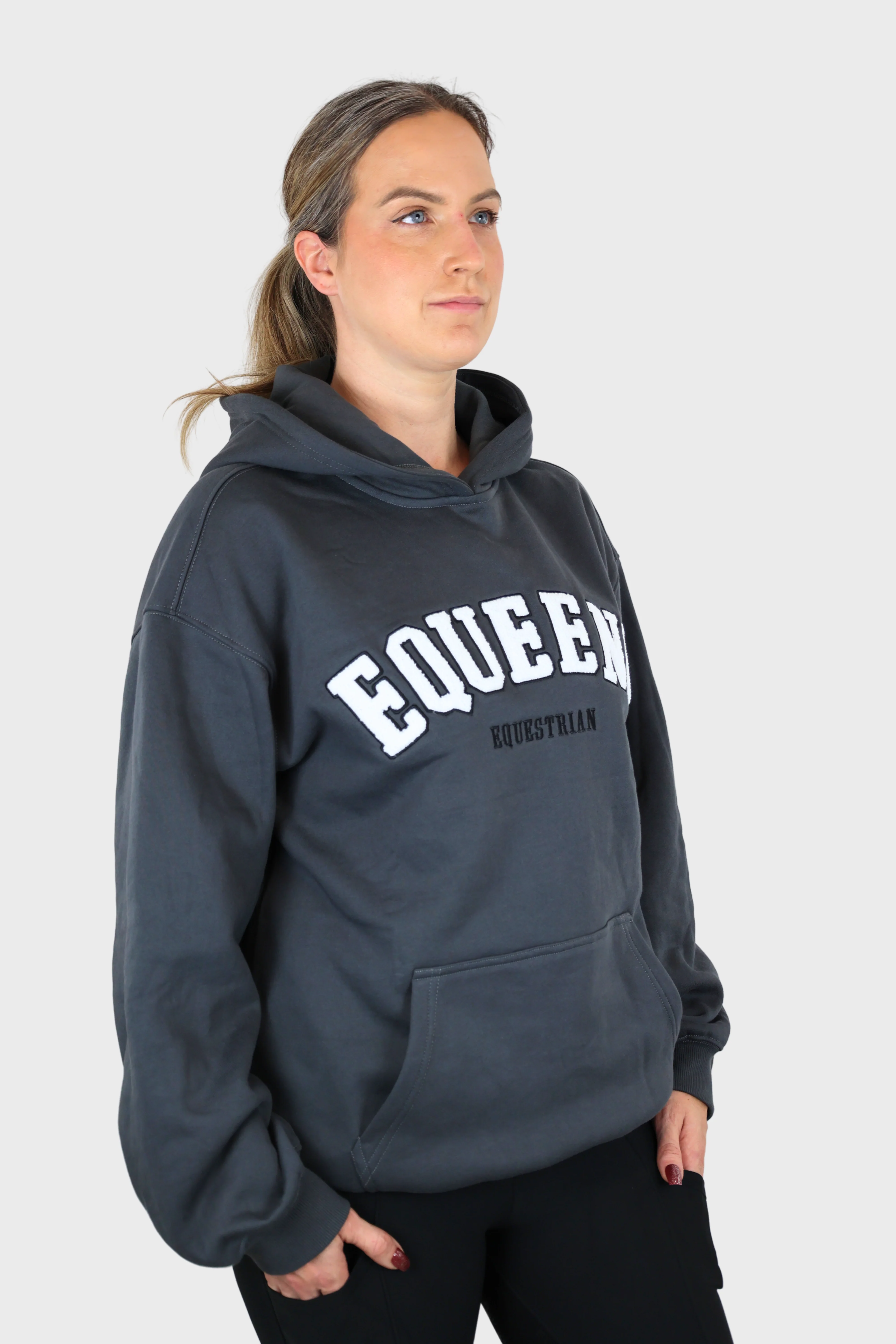 Ellie Oversized Hoodie - Granite - Image 4