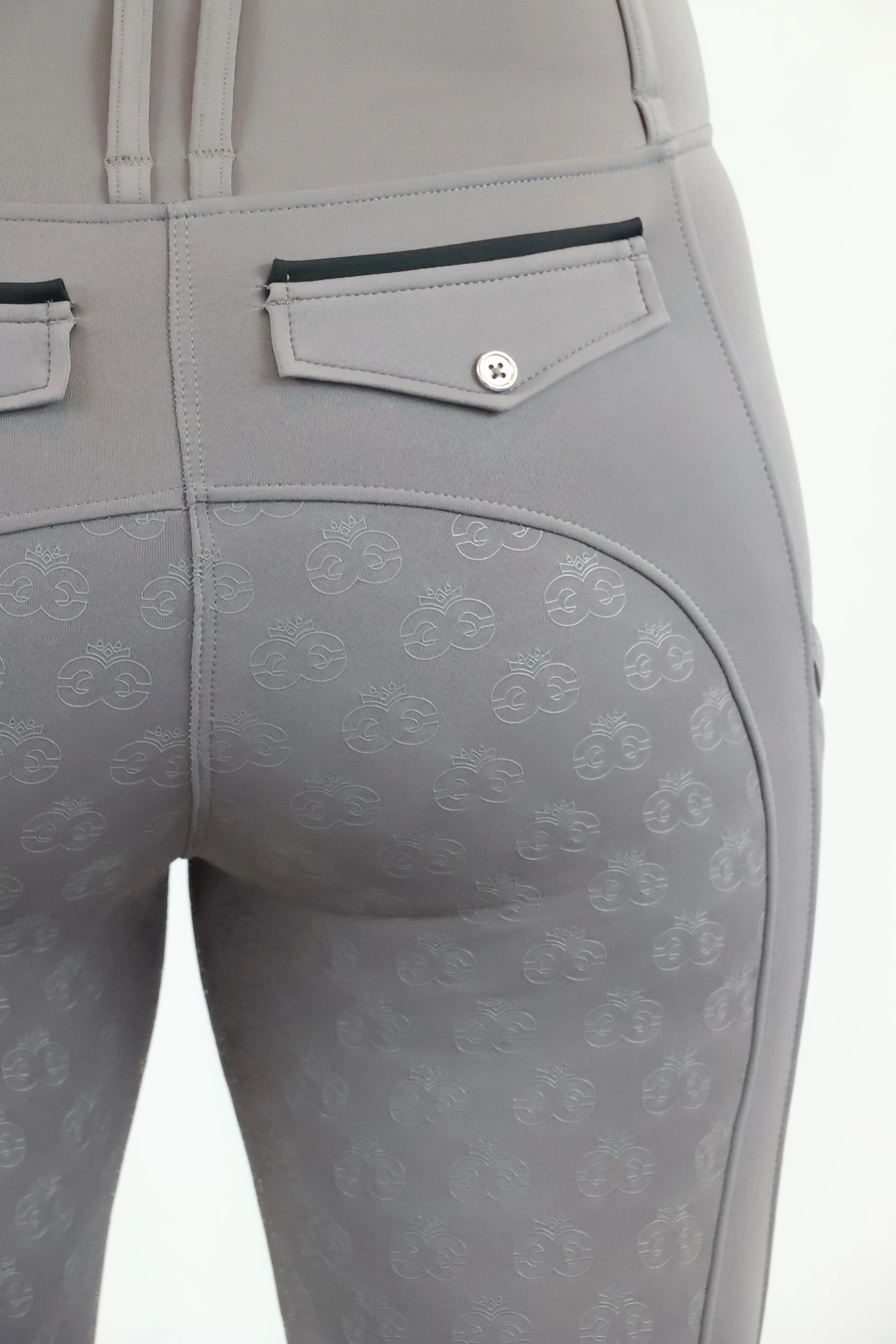 Elsa Pro Winter Breeches - Granite - Image 10