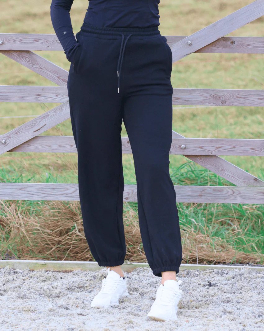 Lola Polar Sweatpants - Black - Image 4