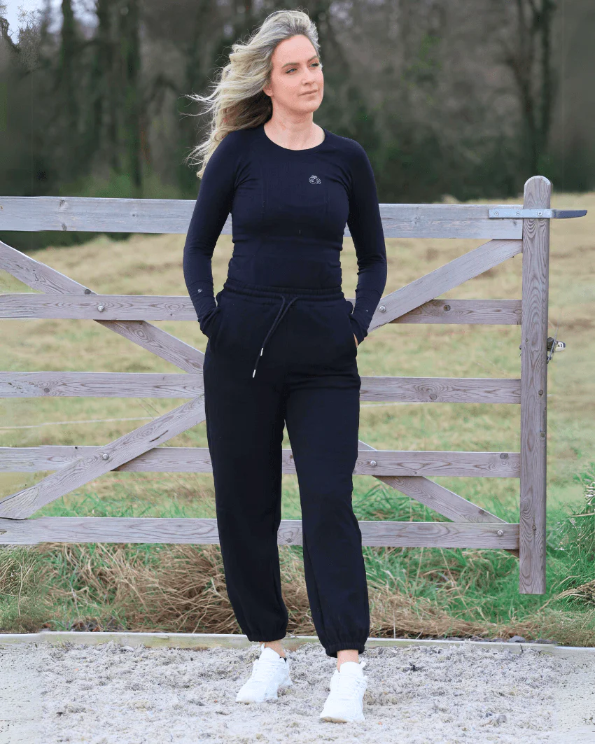 Lola Polar Sweatpants - Black - Image 6