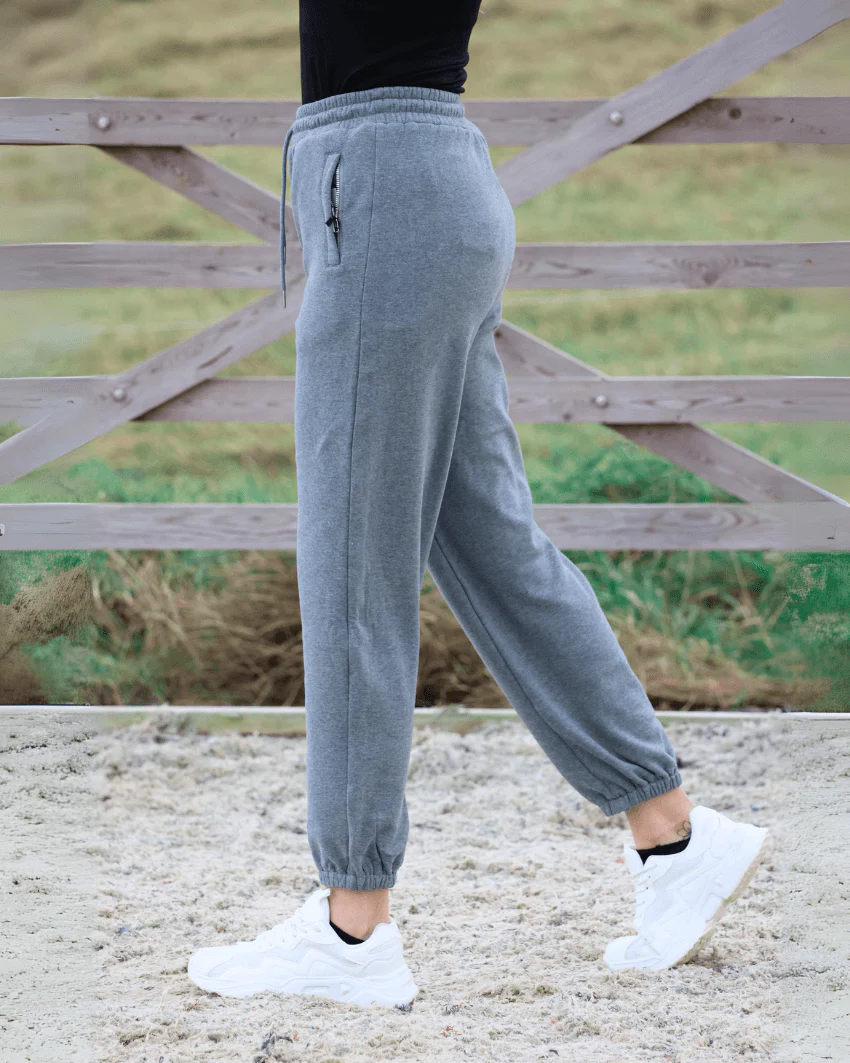 Lola Polar Sweatpants - Charcoal - Image 3