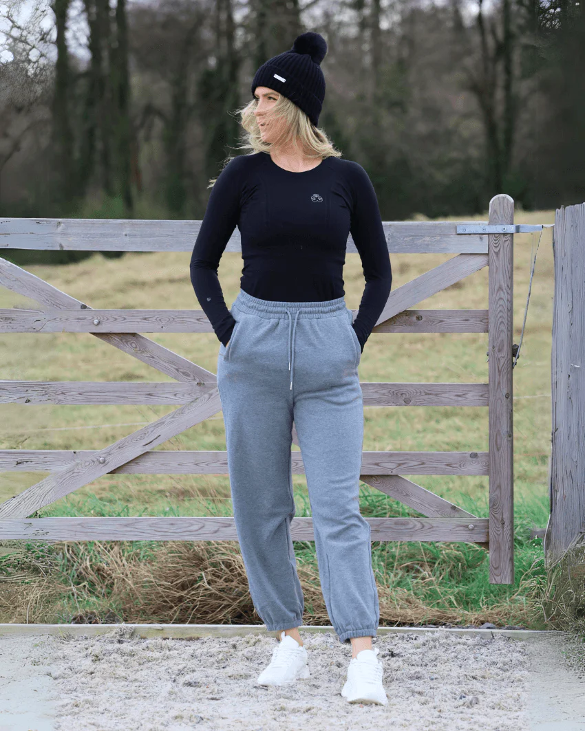 Lola Polar Sweatpants - Charcoal - Image 5