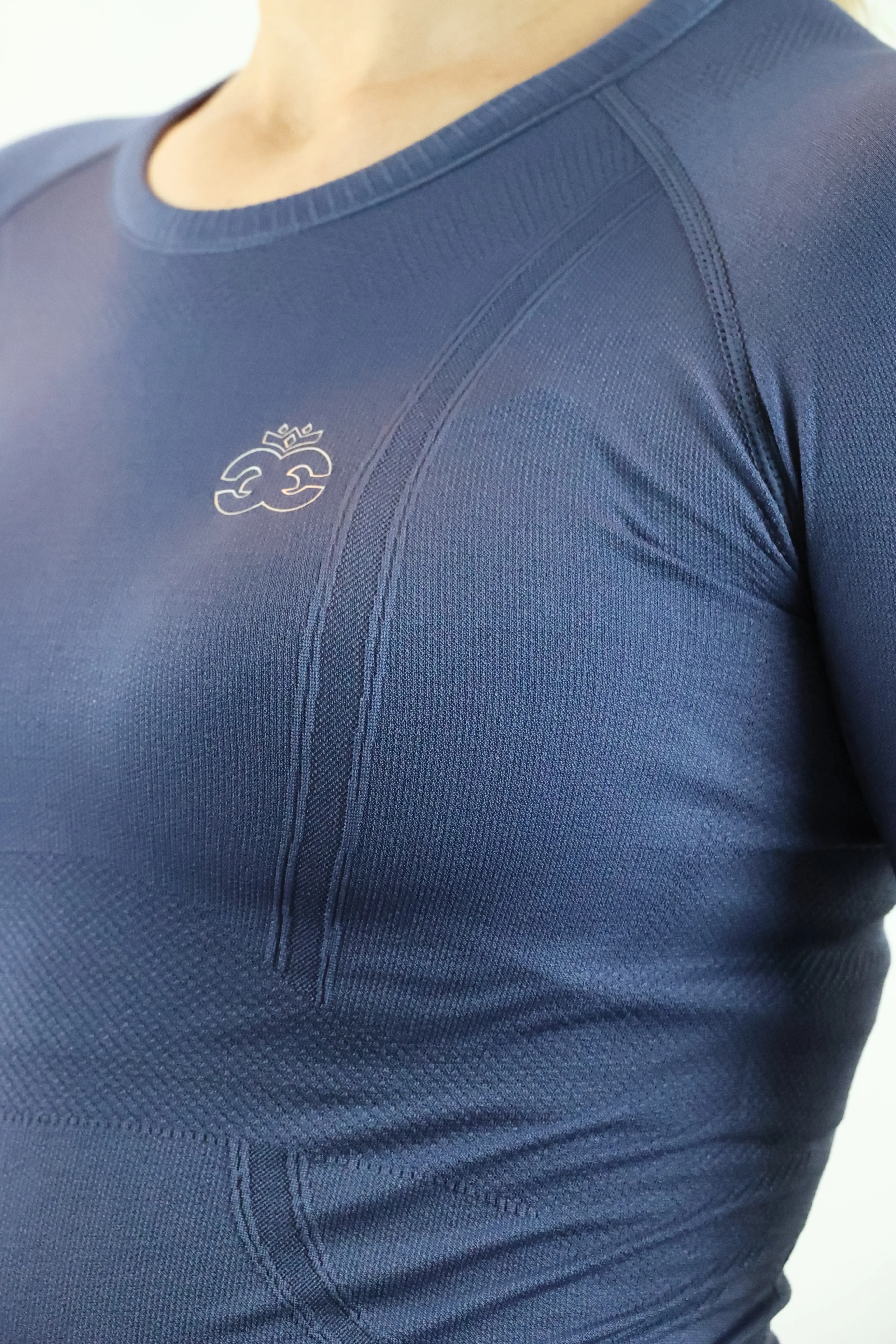 Molly Seamless Training Top - Steel Blue - Image 10