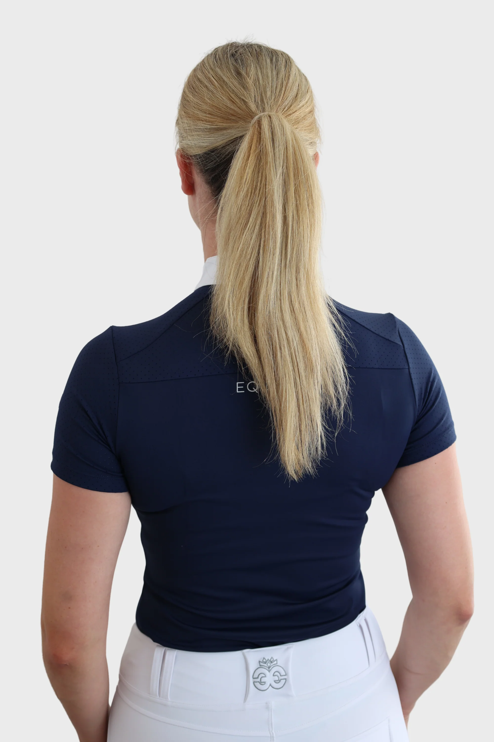 Nadia Short Sleeved Show Shirt - Navy - Image 5