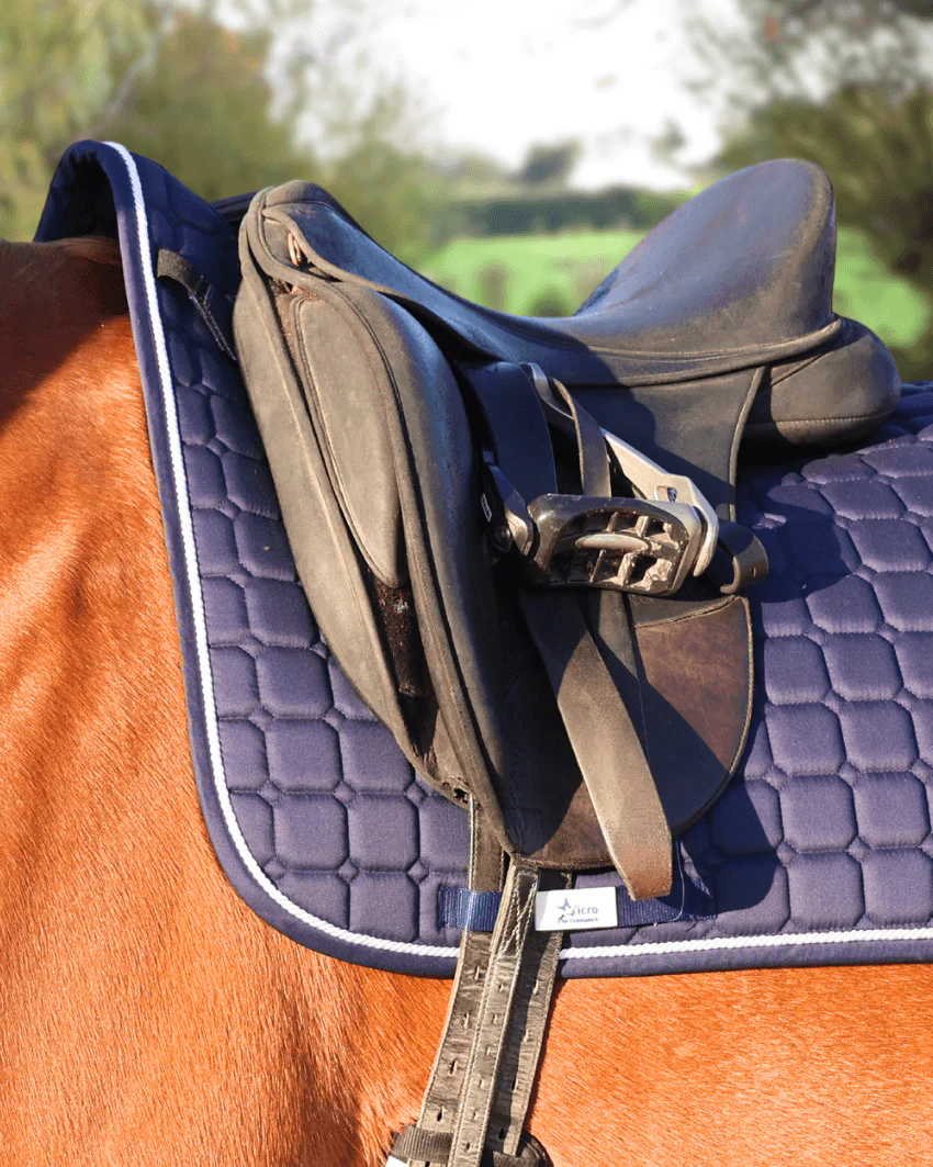 Pro-Impact Dressage Saddlecloth - Navy - Image 3