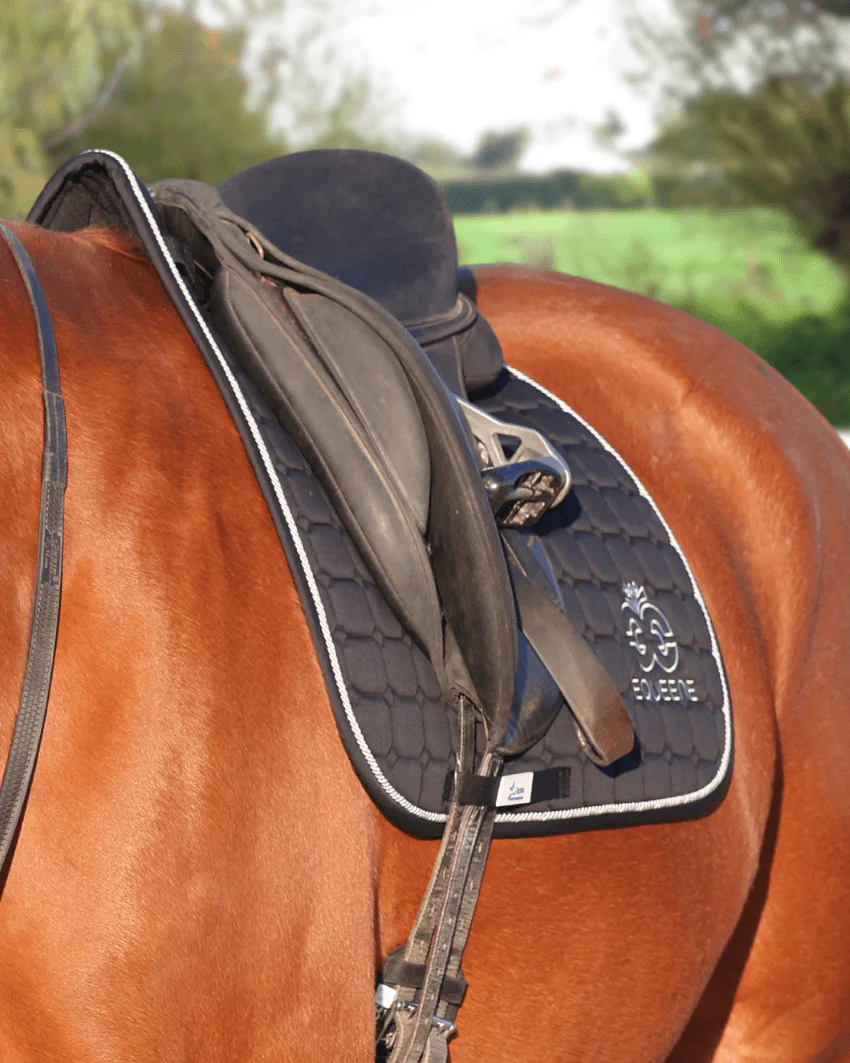 Pro-Sport Dressage Saddlecloth - Black - Image 3
