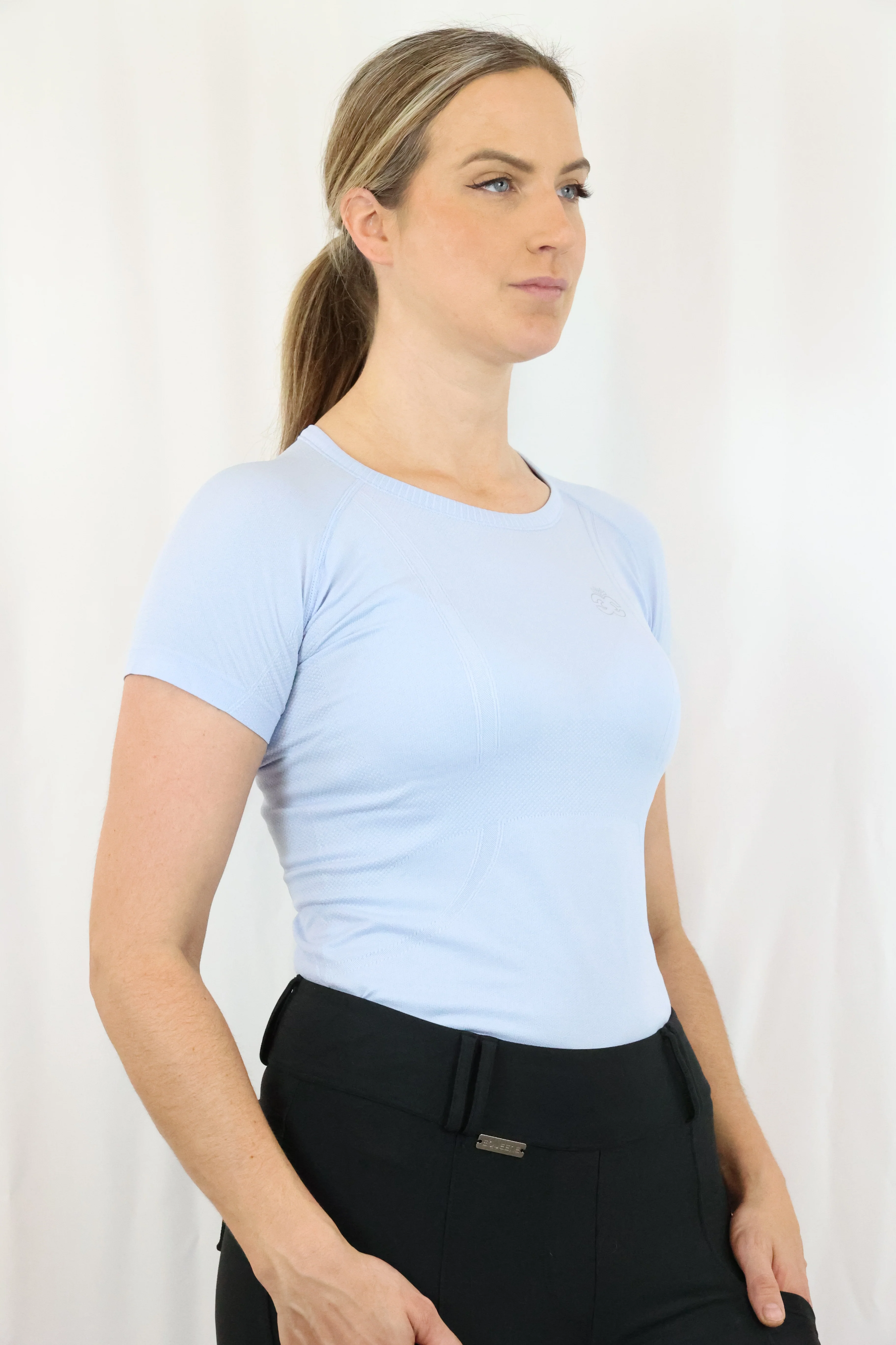 Dory Seamless Training Top - Baby Blue - Image 4